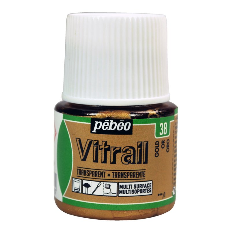 Vitrail Transparent 45ml - Gold