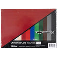 Christmas Card - Assorted Colours A5 (Pack of 60)