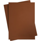 Card A2 420x594mm 180g - Dark - Brown (10 Sheets)