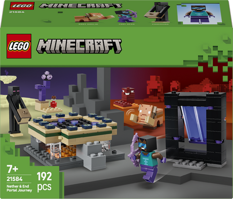 LEGO Minecraft - Nether & End Portal Journey