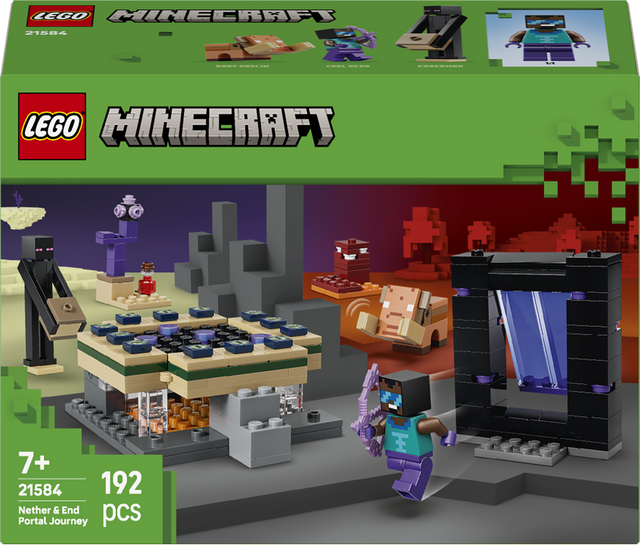 LEGO Minecraft - Nether & End Portal Journey