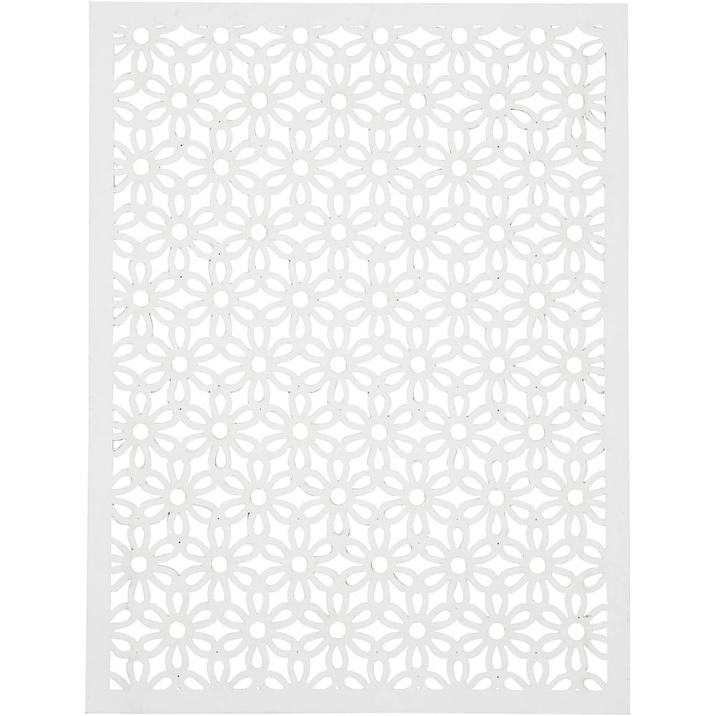 Pad with Cardboard Lace Patterns