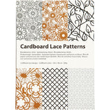 Pad with Cardboard Lace Patterns