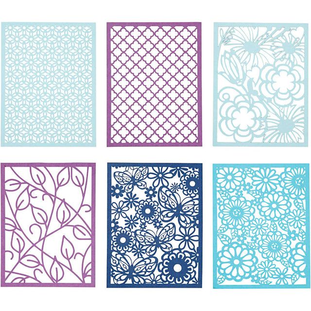 Pad with Cardboard Lace Patterns