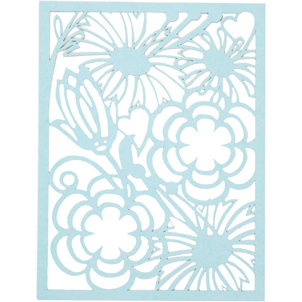 Pad with Cardboard Lace Patterns