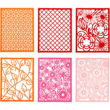 Pad with Cardboard Lace Patterns