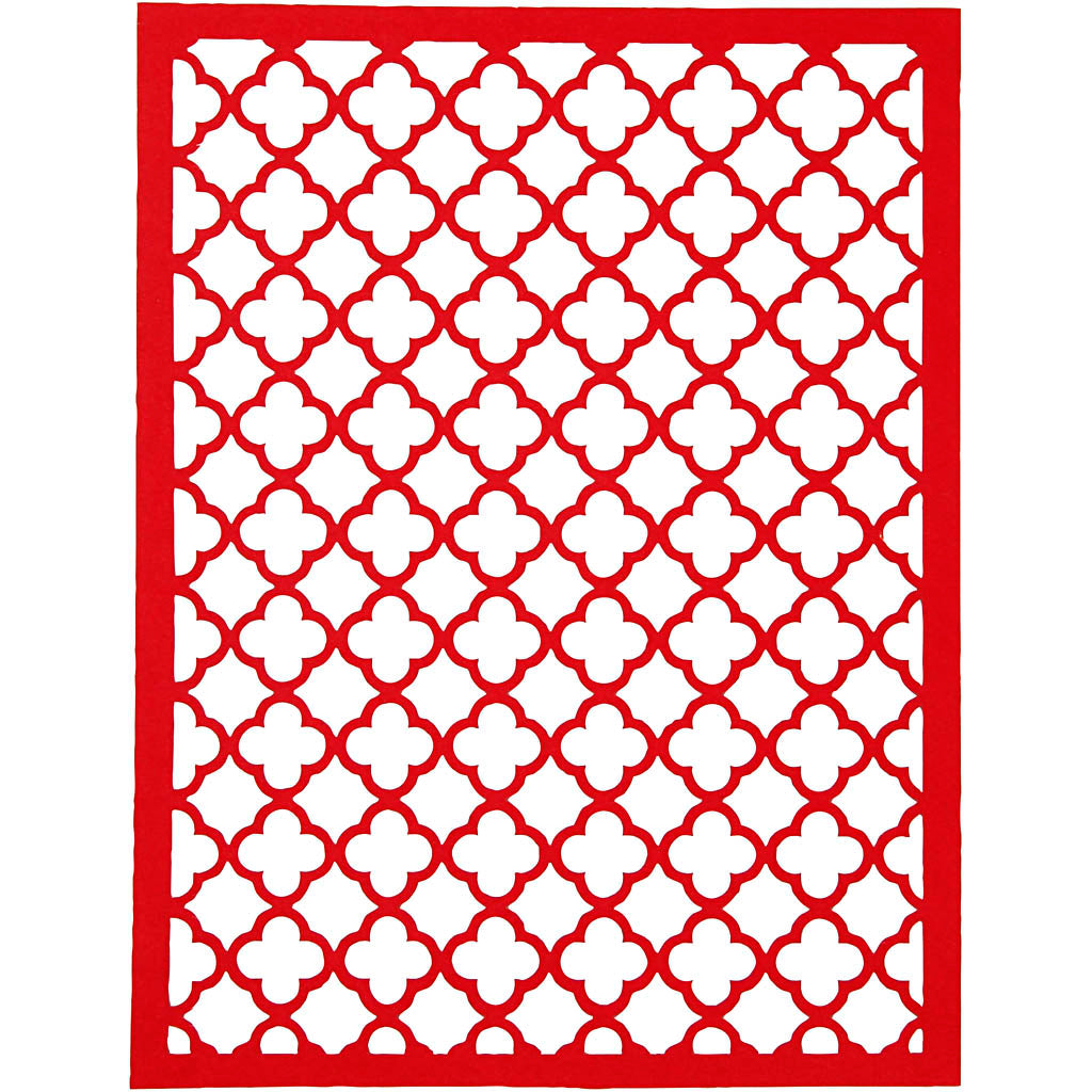 Pad with Cardboard Lace Patterns