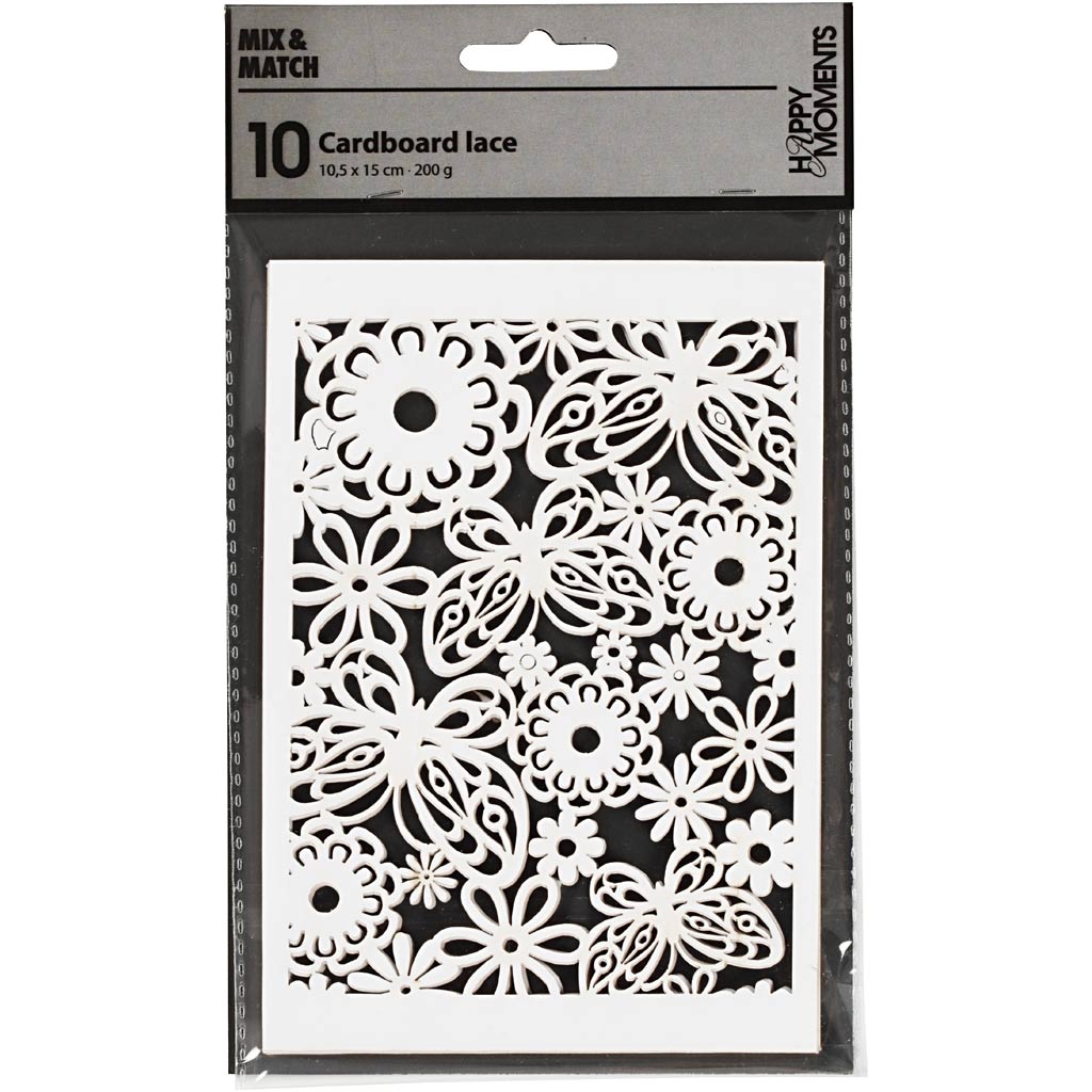 Lace Patterned cardboard