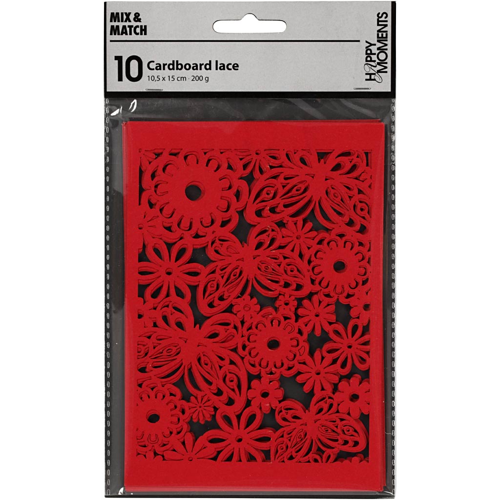 Lace Patterned cardboard