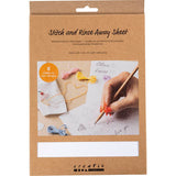 Stitch and Rinse Away Sheet A5 Sheet 1485x210mm - White (8 Sheets)