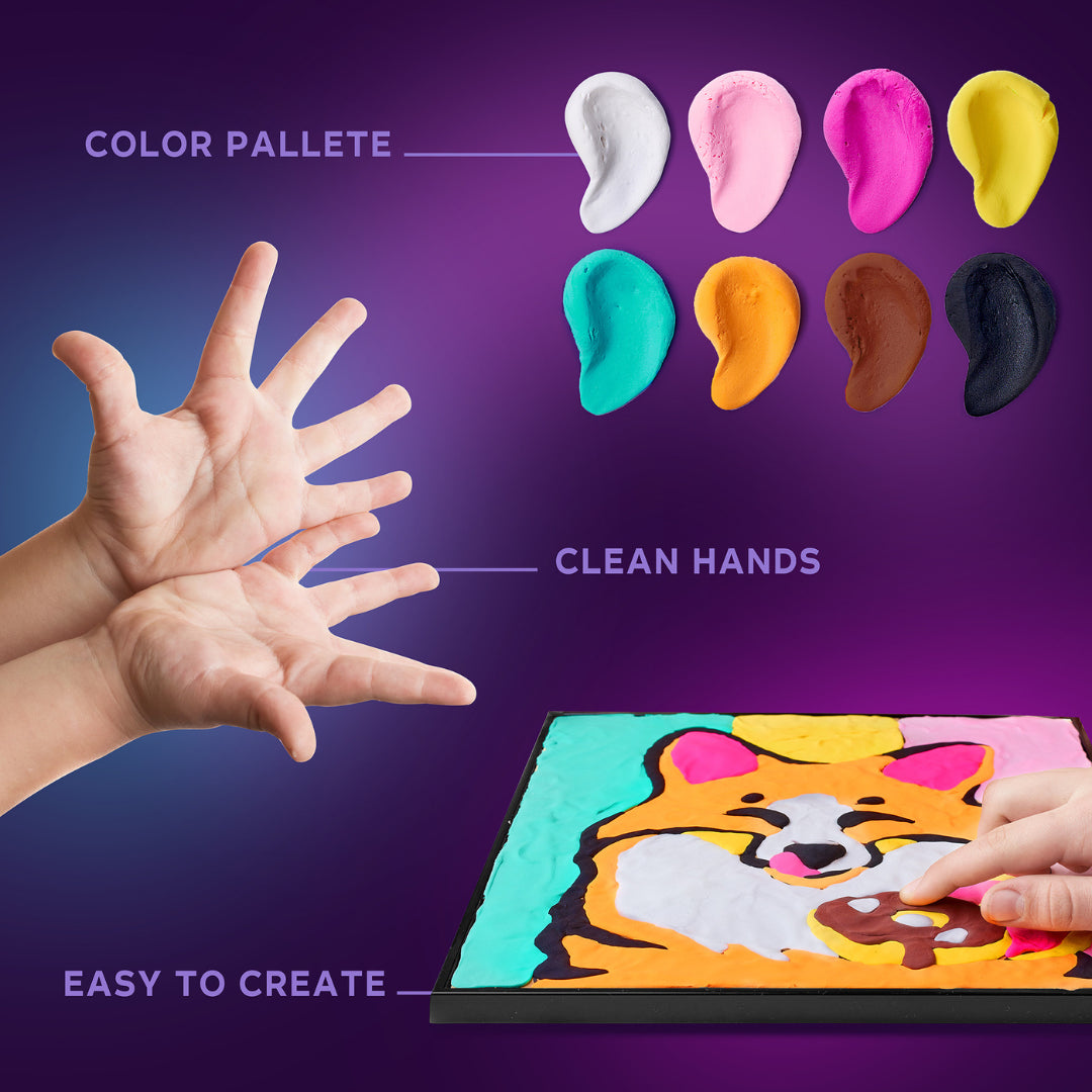 OKTO Fox Colouring with Clay Set