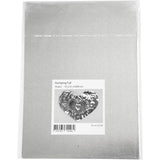 Stamping Embossing Foil A5 148x210 mm - Silver (10 Pcs)