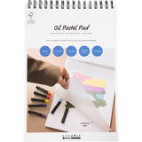 Oil Pastels Pad A4 sheet 210x297mm 300g - White (15 Sheets)