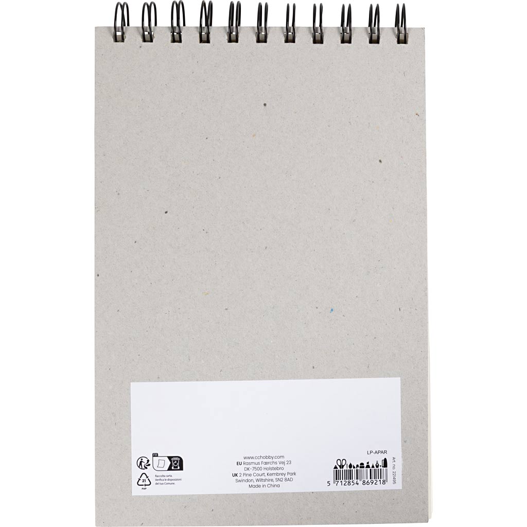 Oil Pastels Pad A5 sheet 148x210mm 300g - White (15 Sheets)