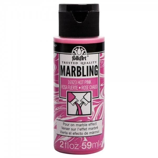 FolkArt Marbling Paint 59ml - Hot Pink