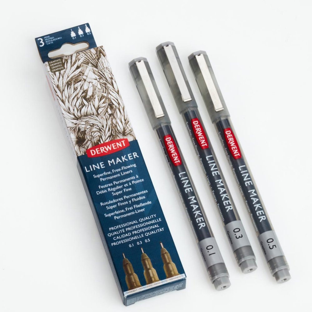 Derwent Line Maker - Graphite (3 Pack)