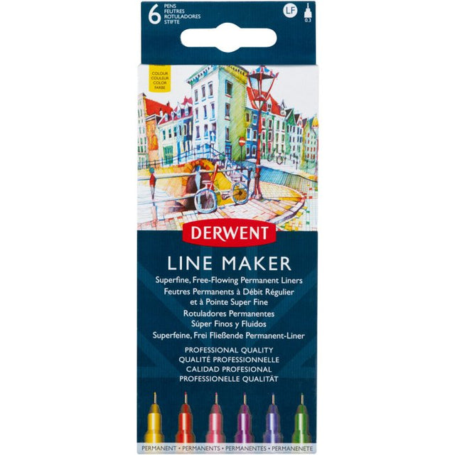 Derwent Line Maker Colour (6 Pack)
