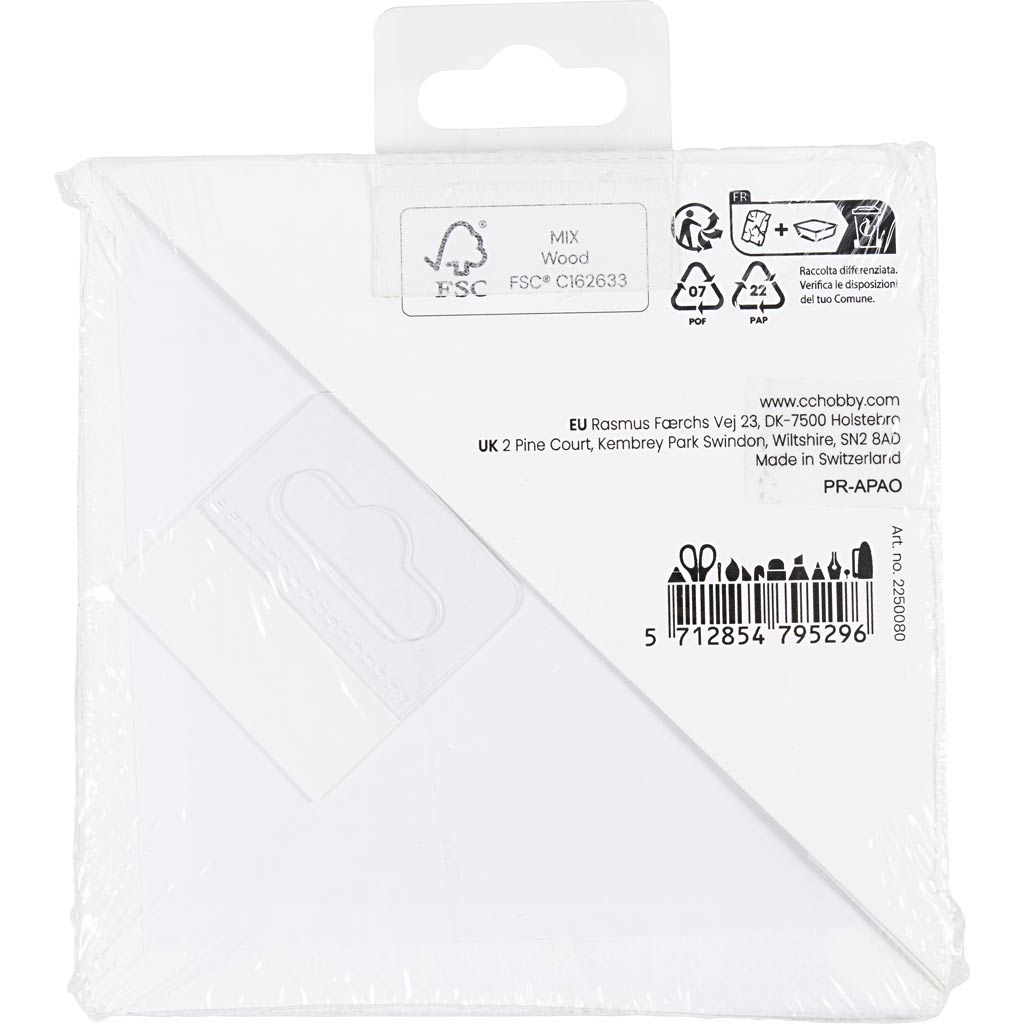 Canvas Panel Size 10x10cm Thickness 3mm 280g