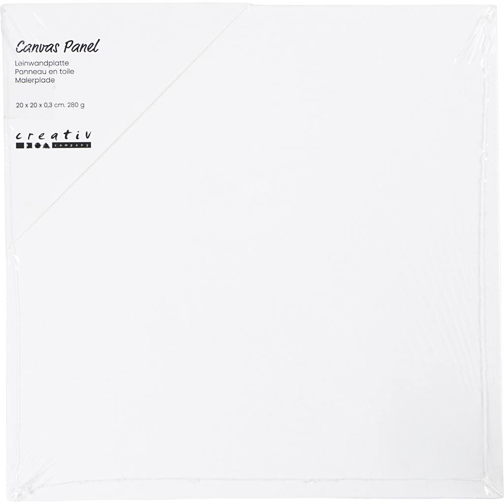 Canvas Panel Size 20x20cm Thickness 3mm 280g