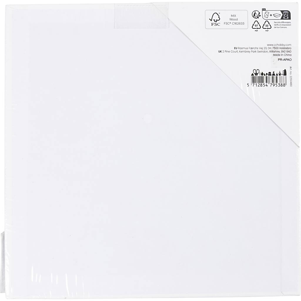 Canvas Panel Size 20x20cm Thickness 3mm 280g