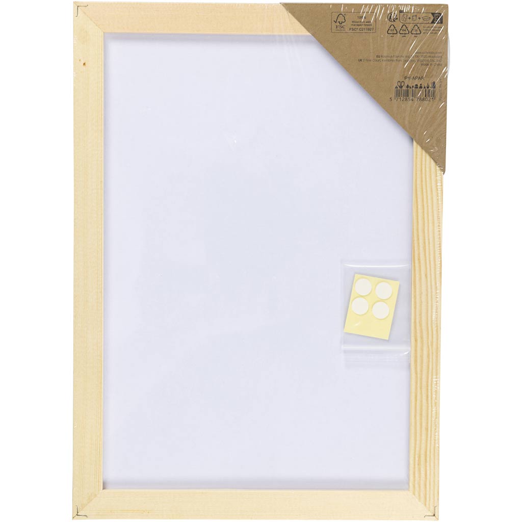 Canvas panel with frame