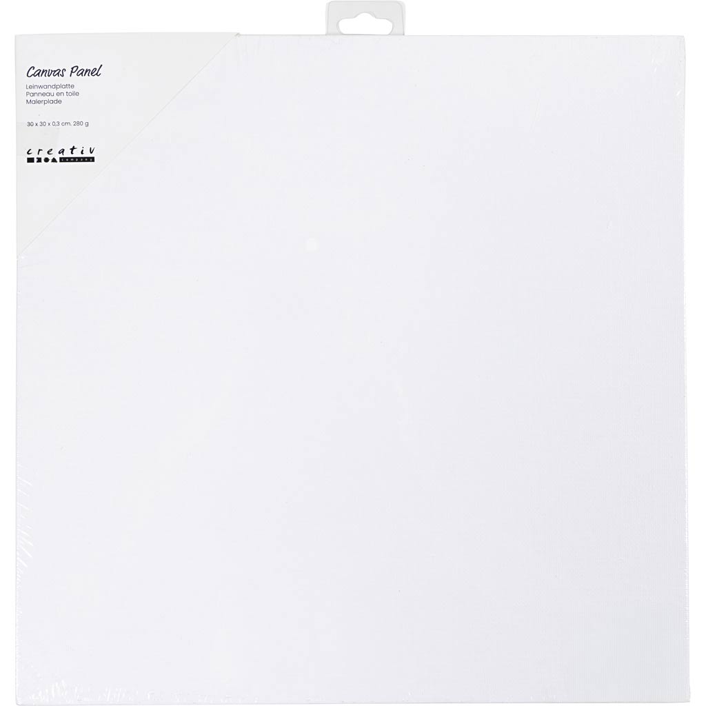 Canvas Panel Size 30x30cm Thickness 3mm 280g