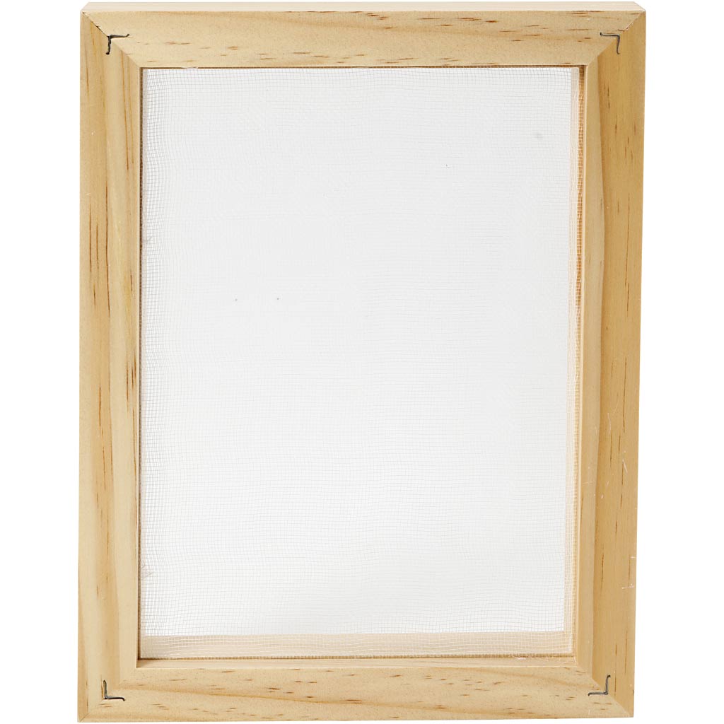 Paper making double frame mould