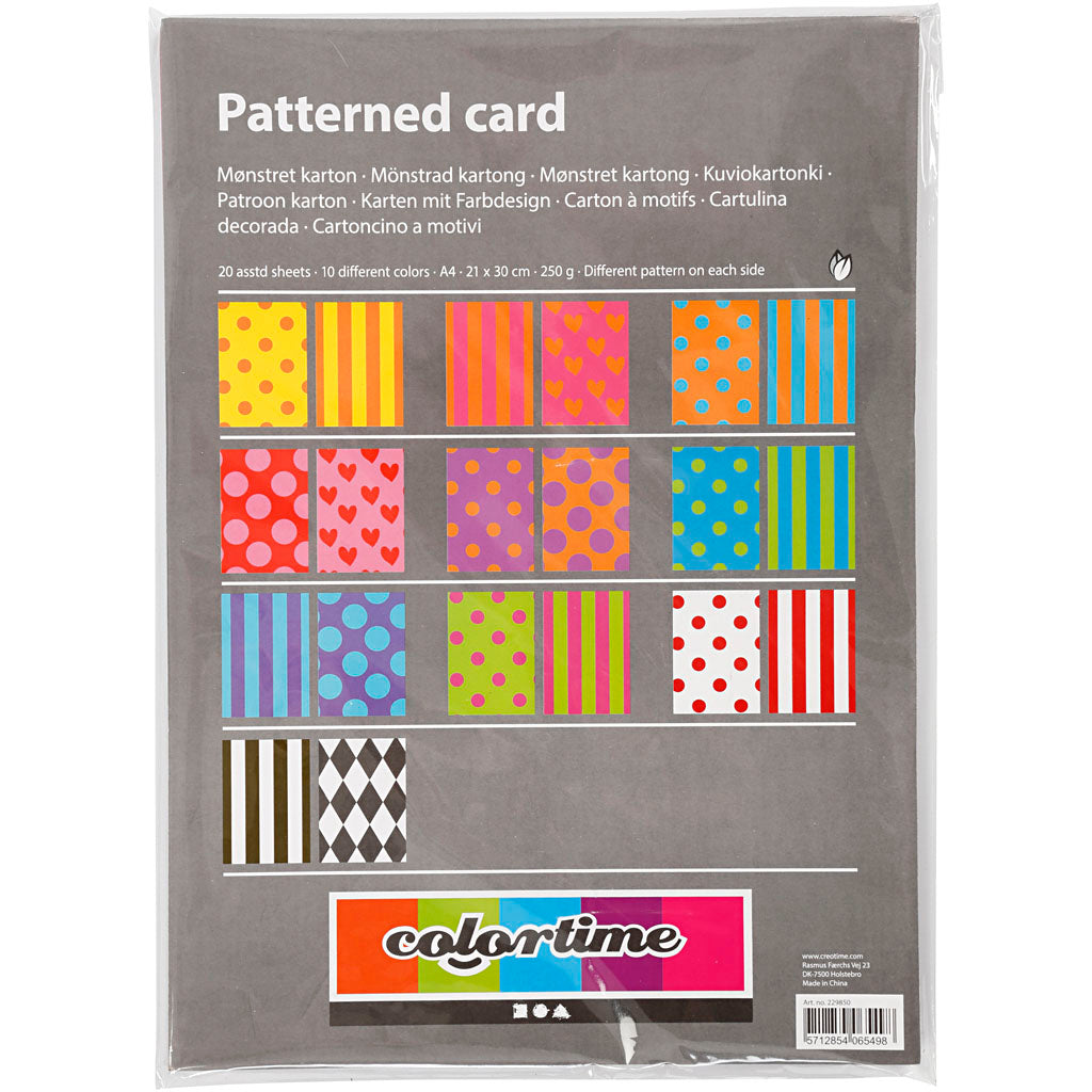 Patterned Card