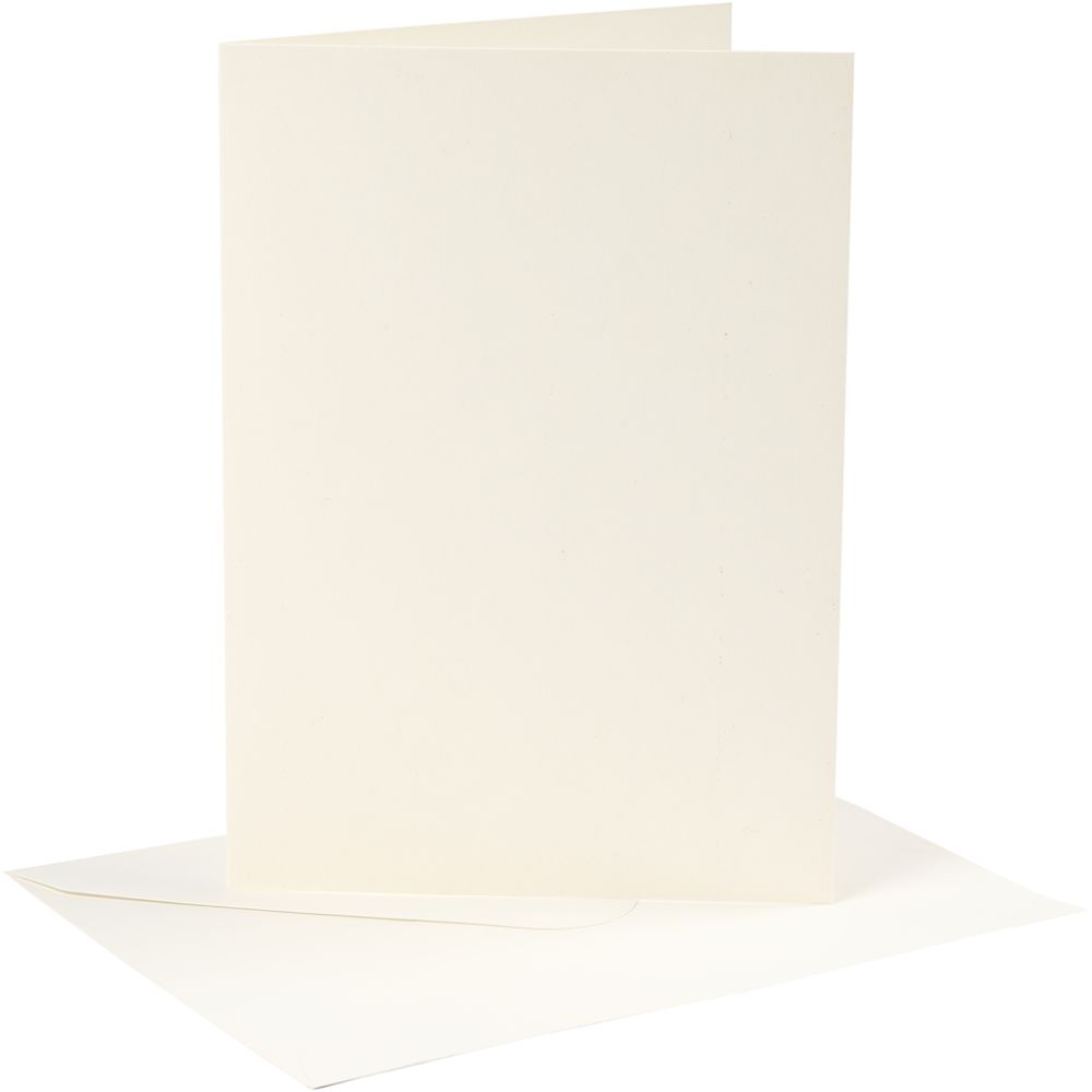 Cards And Envelopes 12.7x17cm - Off-White
