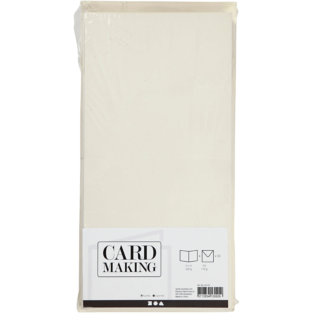 Cards and envelopes