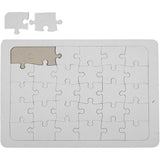 Blank Jigsaw Puzzle 21x30 cm - White