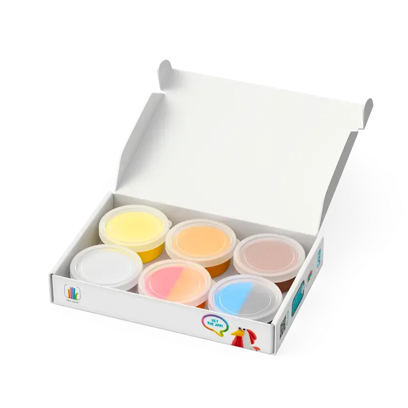 Hey Clay - Farm Birds: Duck, Goose, Hen (6 Can Set)