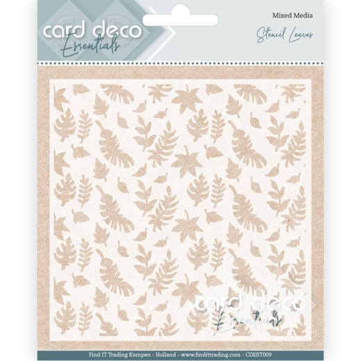 Card Deco Essentials Stencils - Leaves