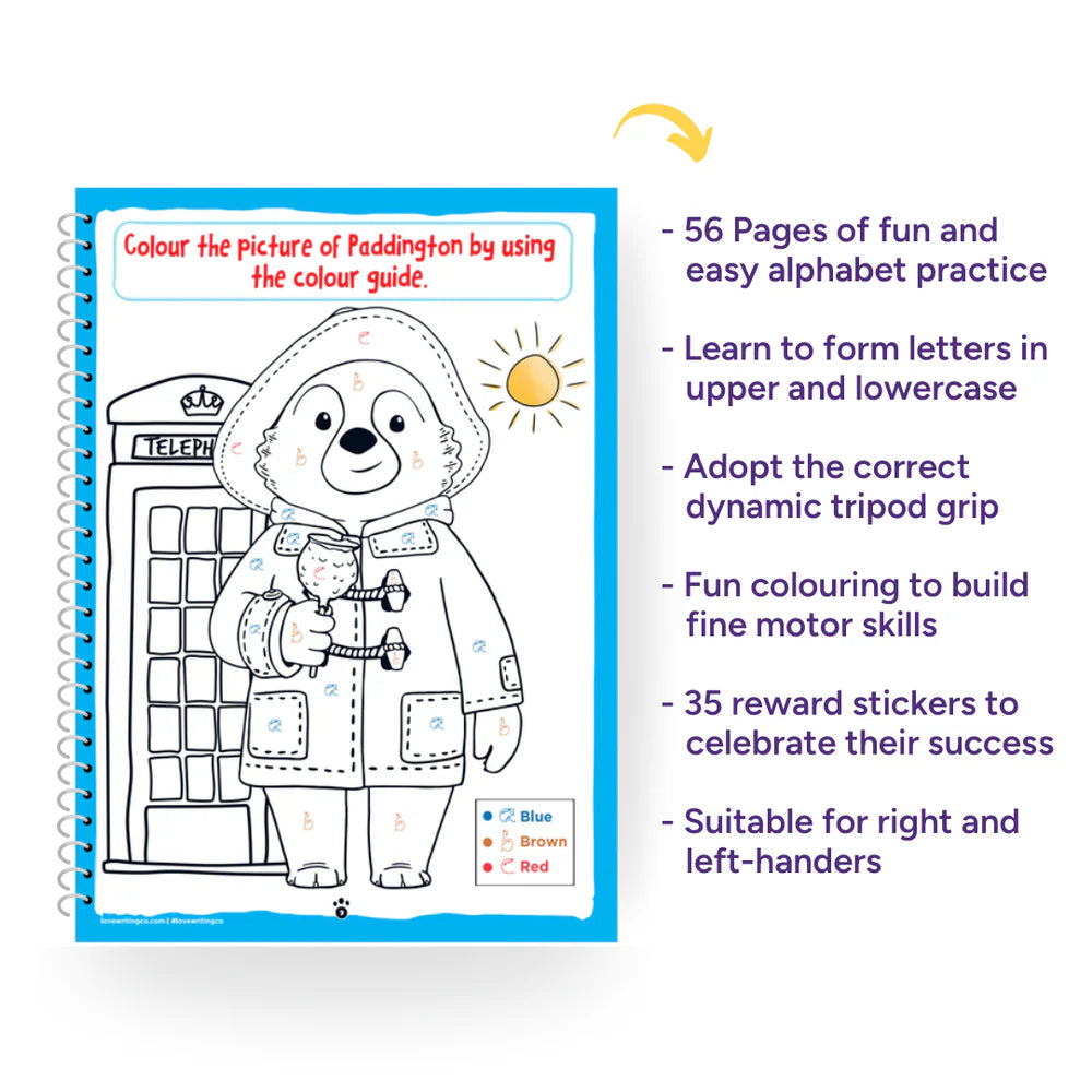 Paddington Handwriting & Alphabet Practice Book 1: Ages 3-5