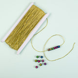 Elastic string gold 50 m Ø 1 mm