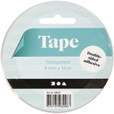 Double-Sided Adhesive Tape 6mm (10 m Roll)
