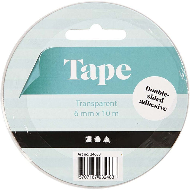 Double-Sided Adhesive Tape 6mm (10 m Roll)