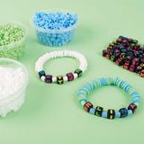Craft set letter beads neon