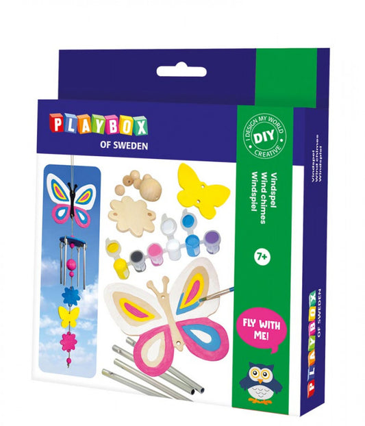 Playbox Creative Set DIY Wind chimes w. Butterflies