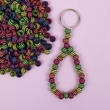 Striped Beads Neon (1550 pcs)