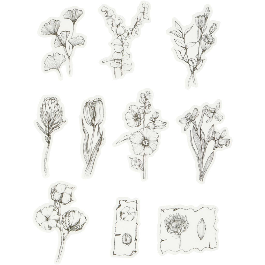 Masking tape stickers