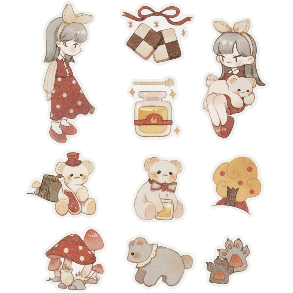 Masking tape stickers