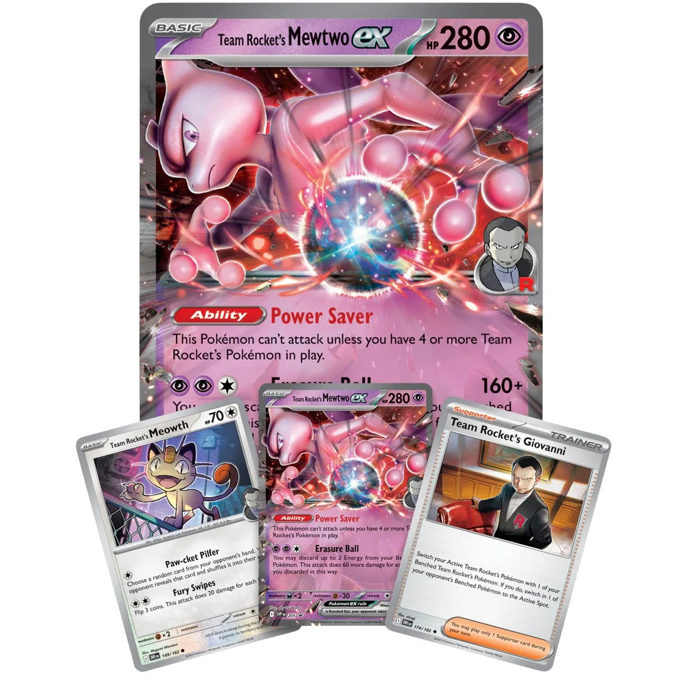 Pokémon TCG: Team Rocket’s Mewtwo ex Box