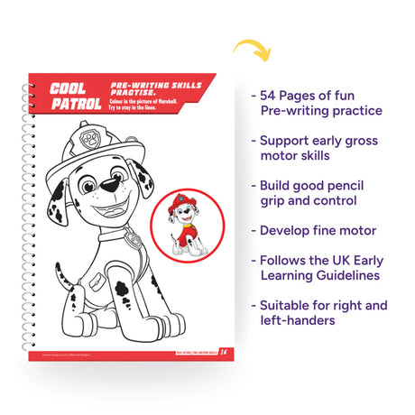 PAW Patrol My First Pre-Writing Skills Activity Book: Ages 2+