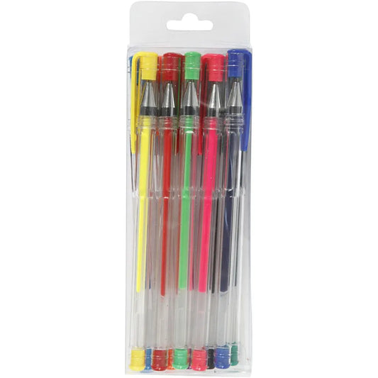 Gel Pens 10 Pack of Assorted Colours