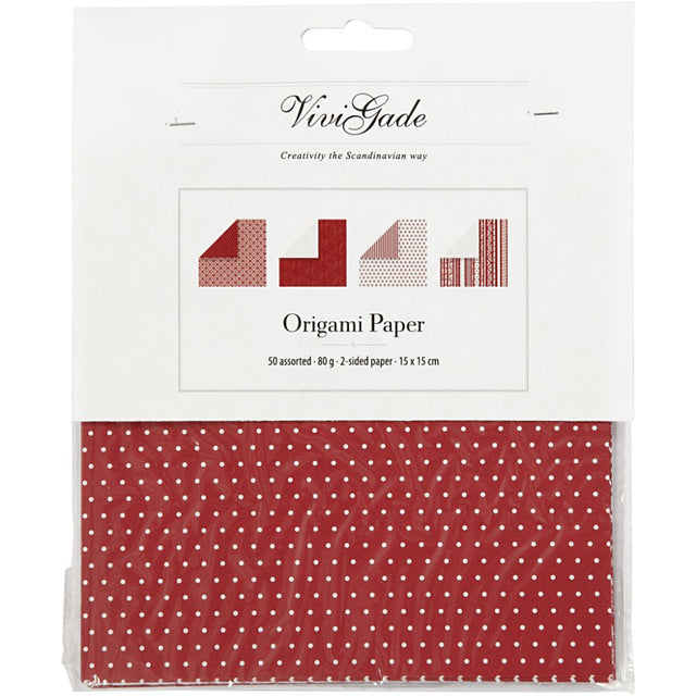 Vivi Gade Origami Paper 15cm - Copenhagan (50 Sheets)