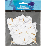 Labels with Gold Motifs for Watercolour
