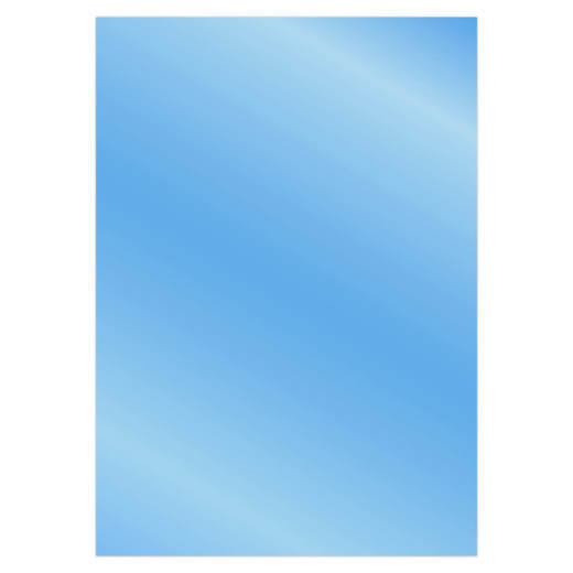 Card Deco Essentials A4 Metallic Cardstock - Blue (6 Pack)