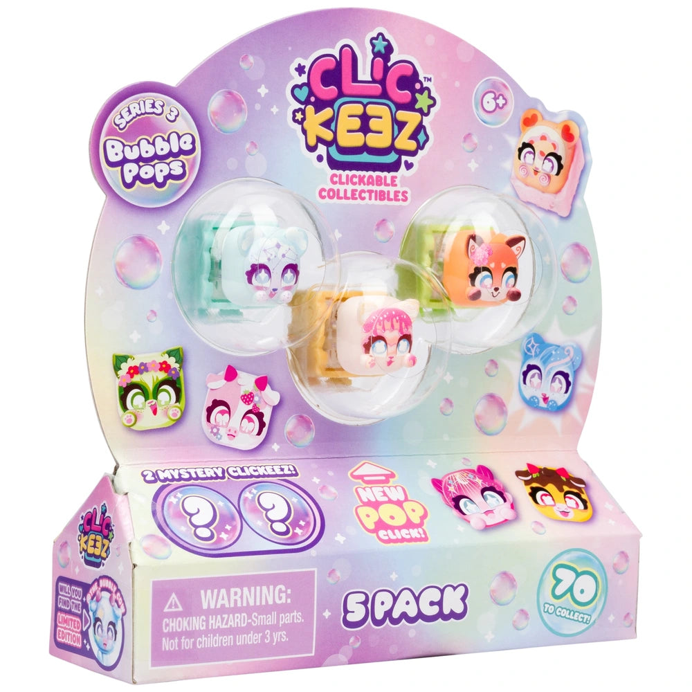 Clickeez Series 3 - Bubble Pops 5-Pack (Assortment)