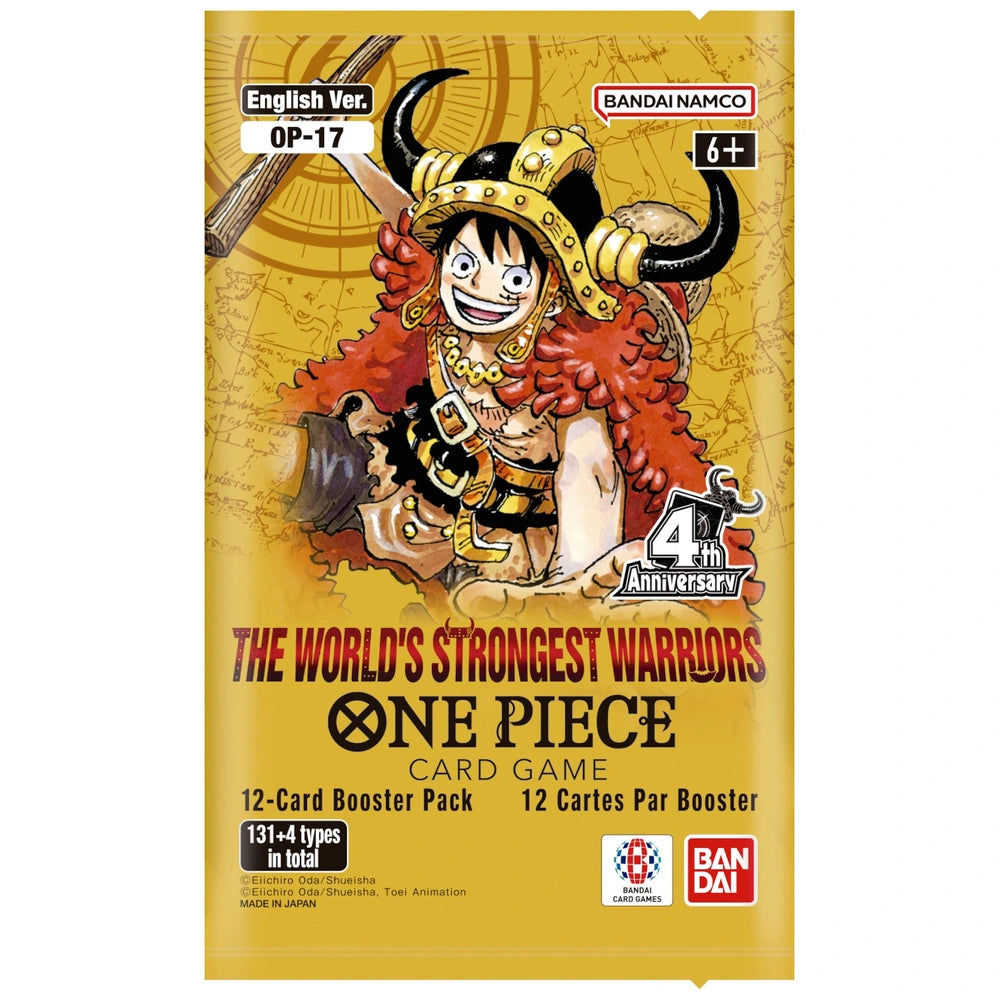 One Piece Card Game: World's Strongest Warriors Booster Pack